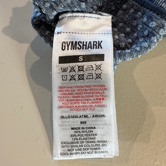 Gymshark Seamless High Waisted Leggings – Blue Gray – Size S - Picture 6 of 6
